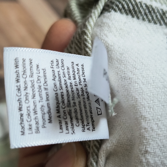 Wonder Nation Shacket Green White Plaid Thick Flannel Sz LG 10-12 Kid Unisex - Picture 13 of 14